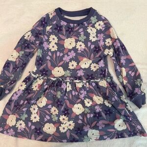 Little sleepies Floral Purple Kids Dress